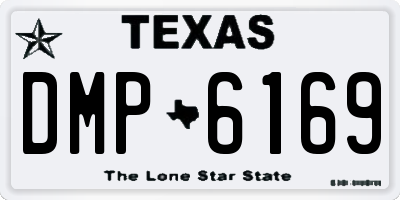 TX license plate DMP6169