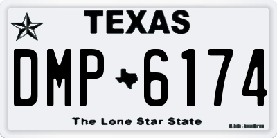 TX license plate DMP6174