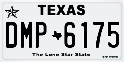 TX license plate DMP6175