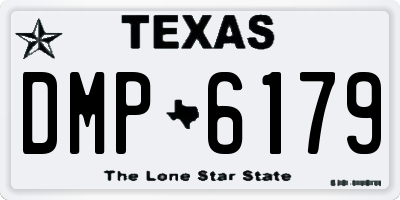 TX license plate DMP6179