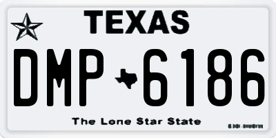 TX license plate DMP6186