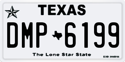 TX license plate DMP6199
