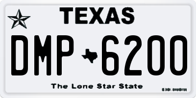 TX license plate DMP6200