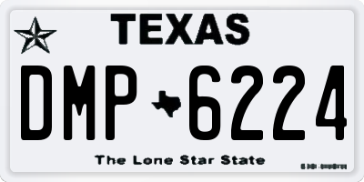 TX license plate DMP6224
