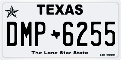 TX license plate DMP6255
