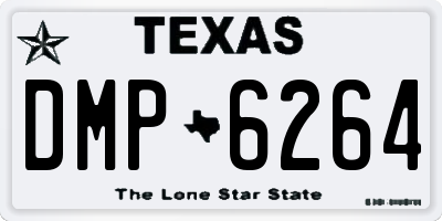 TX license plate DMP6264