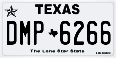 TX license plate DMP6266