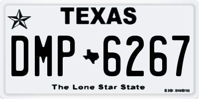 TX license plate DMP6267
