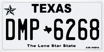TX license plate DMP6268