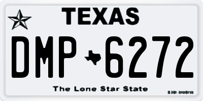 TX license plate DMP6272