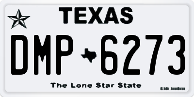 TX license plate DMP6273