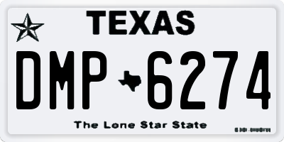 TX license plate DMP6274