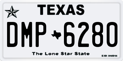 TX license plate DMP6280