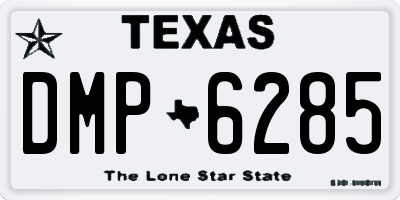 TX license plate DMP6285
