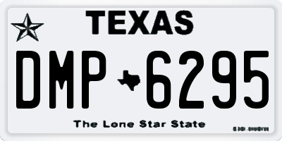 TX license plate DMP6295