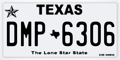 TX license plate DMP6306