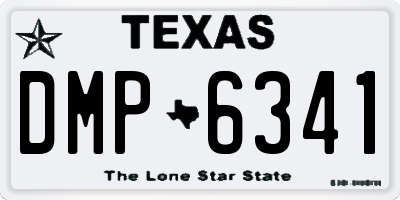 TX license plate DMP6341