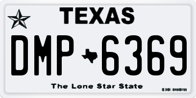 TX license plate DMP6369