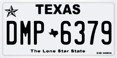 TX license plate DMP6379