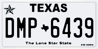 TX license plate DMP6439