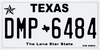 TX license plate DMP6484