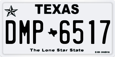 TX license plate DMP6517