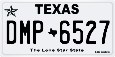 TX license plate DMP6527