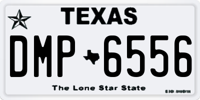TX license plate DMP6556
