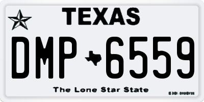 TX license plate DMP6559