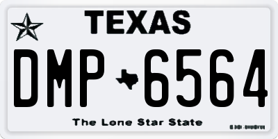 TX license plate DMP6564