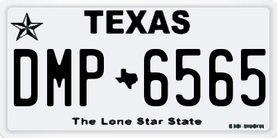 TX license plate DMP6565