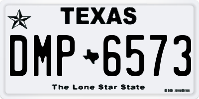 TX license plate DMP6573