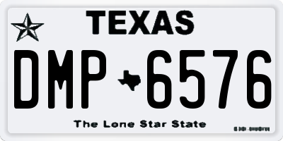 TX license plate DMP6576