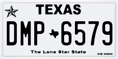 TX license plate DMP6579