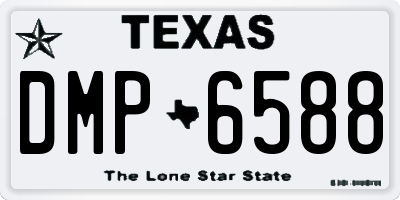 TX license plate DMP6588