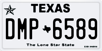 TX license plate DMP6589