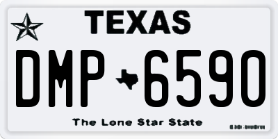 TX license plate DMP6590