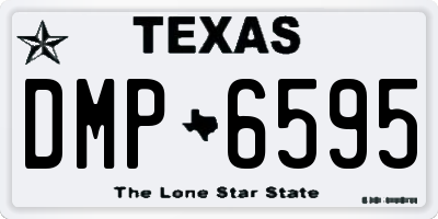 TX license plate DMP6595