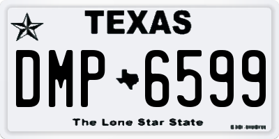 TX license plate DMP6599