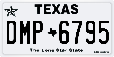 TX license plate DMP6795