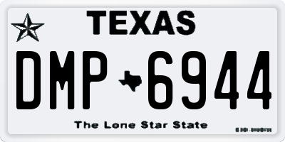 TX license plate DMP6944