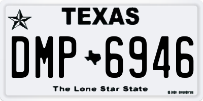 TX license plate DMP6946