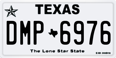 TX license plate DMP6976