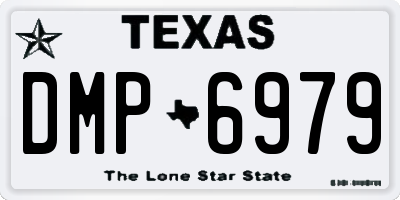 TX license plate DMP6979
