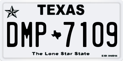 TX license plate DMP7109