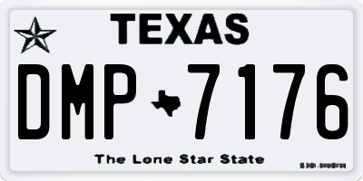 TX license plate DMP7176
