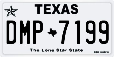 TX license plate DMP7199