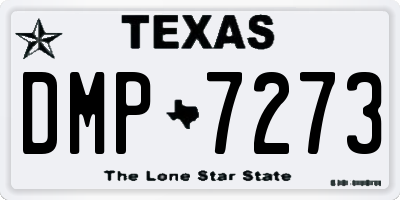 TX license plate DMP7273