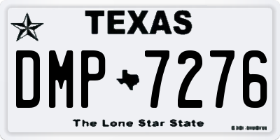 TX license plate DMP7276