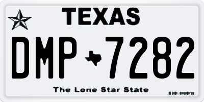 TX license plate DMP7282